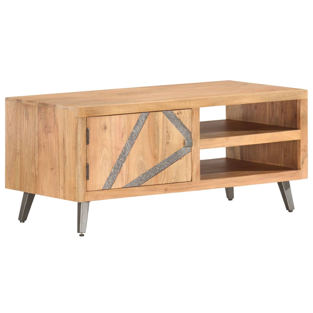 Coffee table 90×45×40 cm solid acacia wood