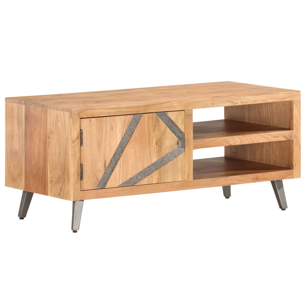Coffee table 90×45×40 cm solid acacia wood