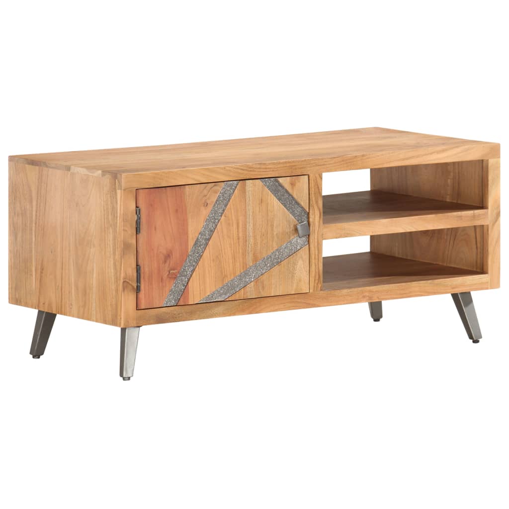 Coffee table 90×45×40 cm solid acacia wood