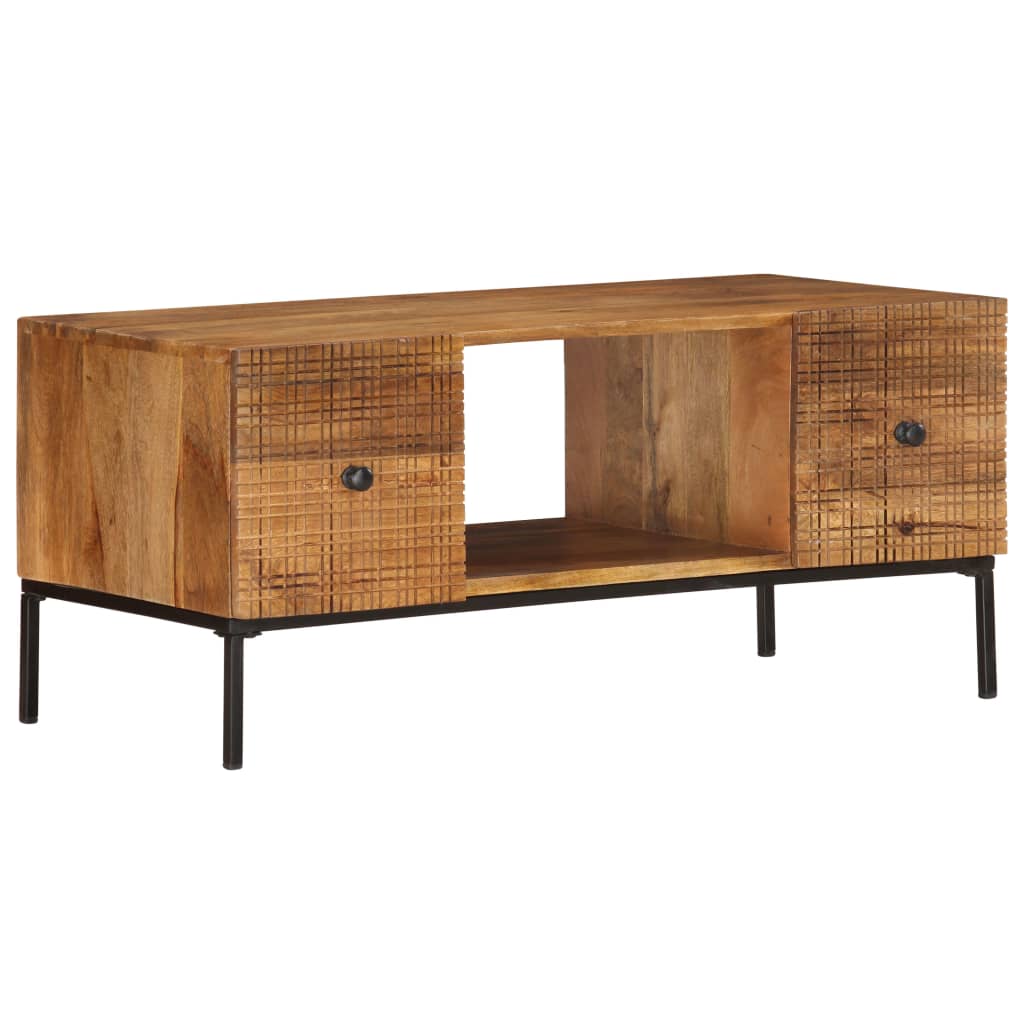 Coffee table 90×45×40 cm solid mango wood