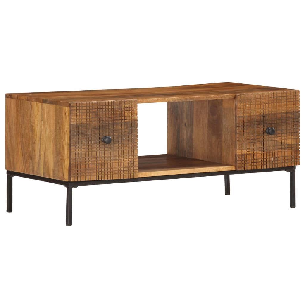 Coffee table 90×45×40 cm solid mango wood