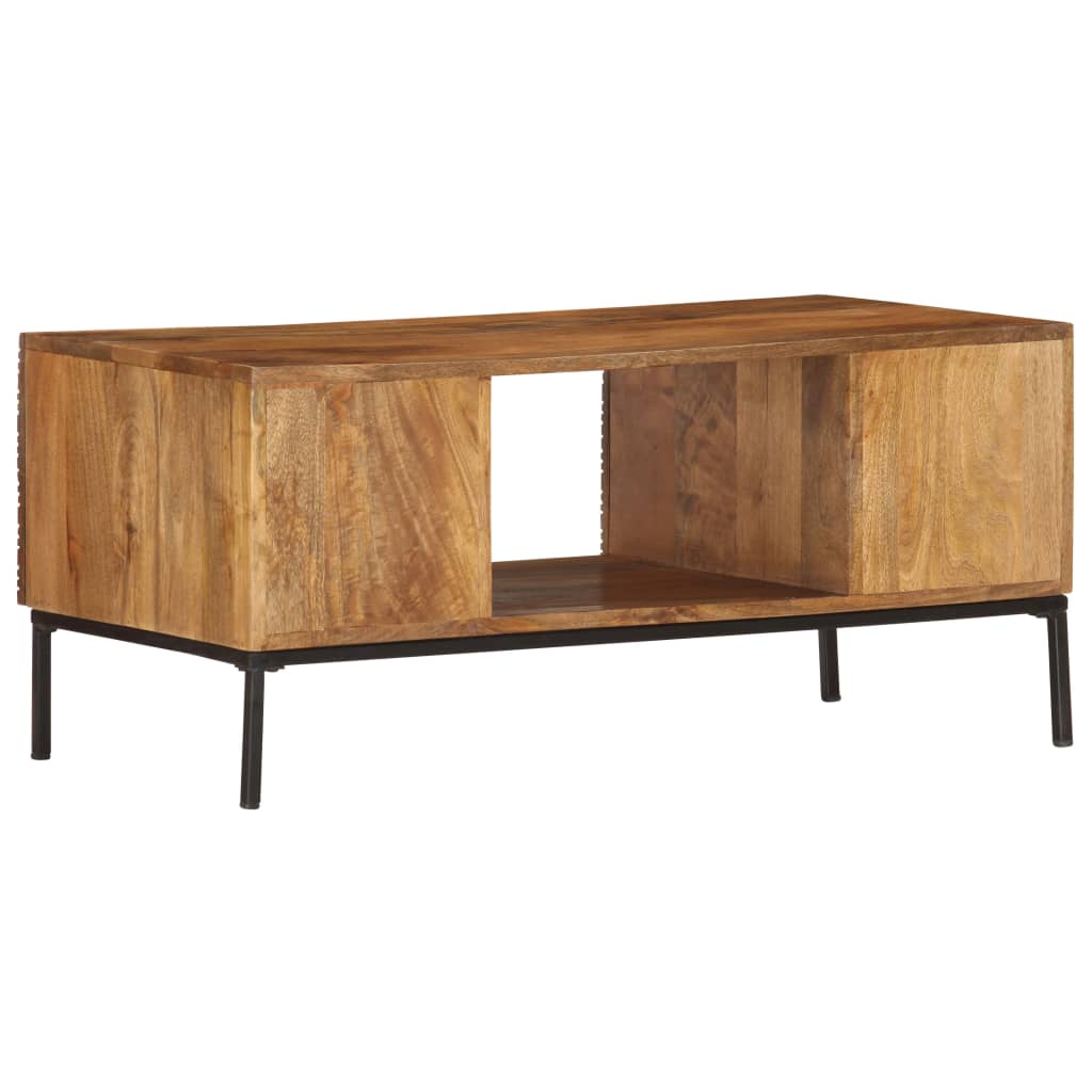 Coffee table 90×45×40 cm solid mango wood