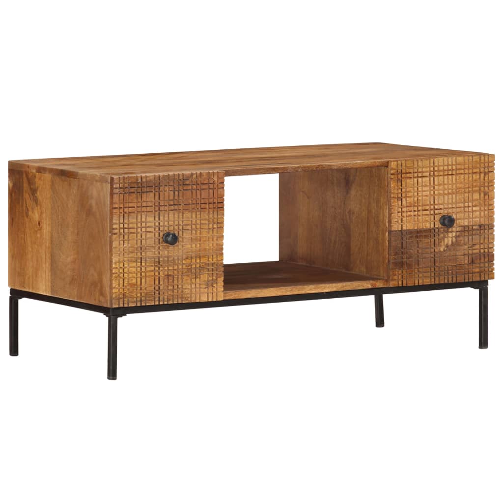 Coffee table 90×45×40 cm solid mango wood
