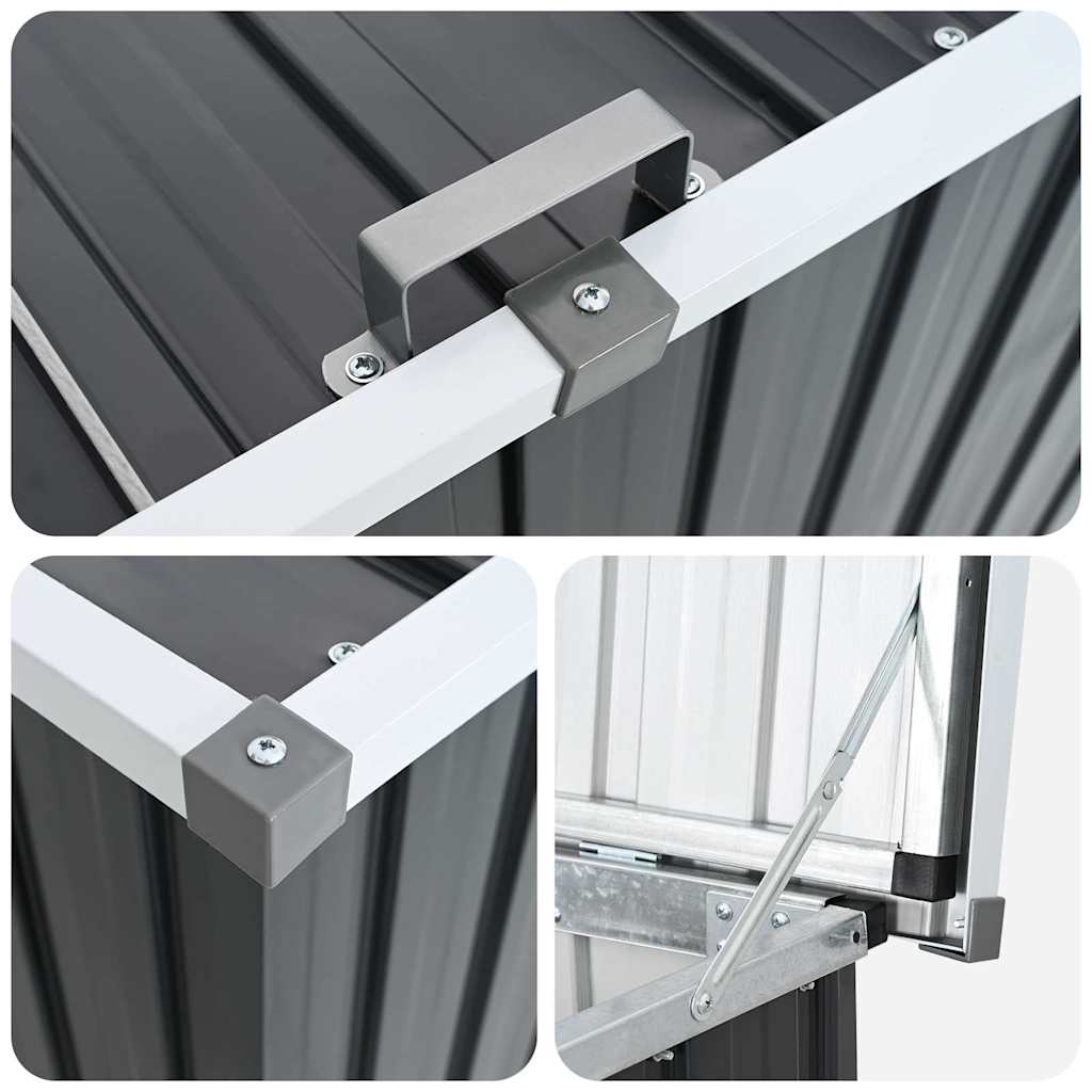Gartenbox Anthrazit 109x67x65 cm