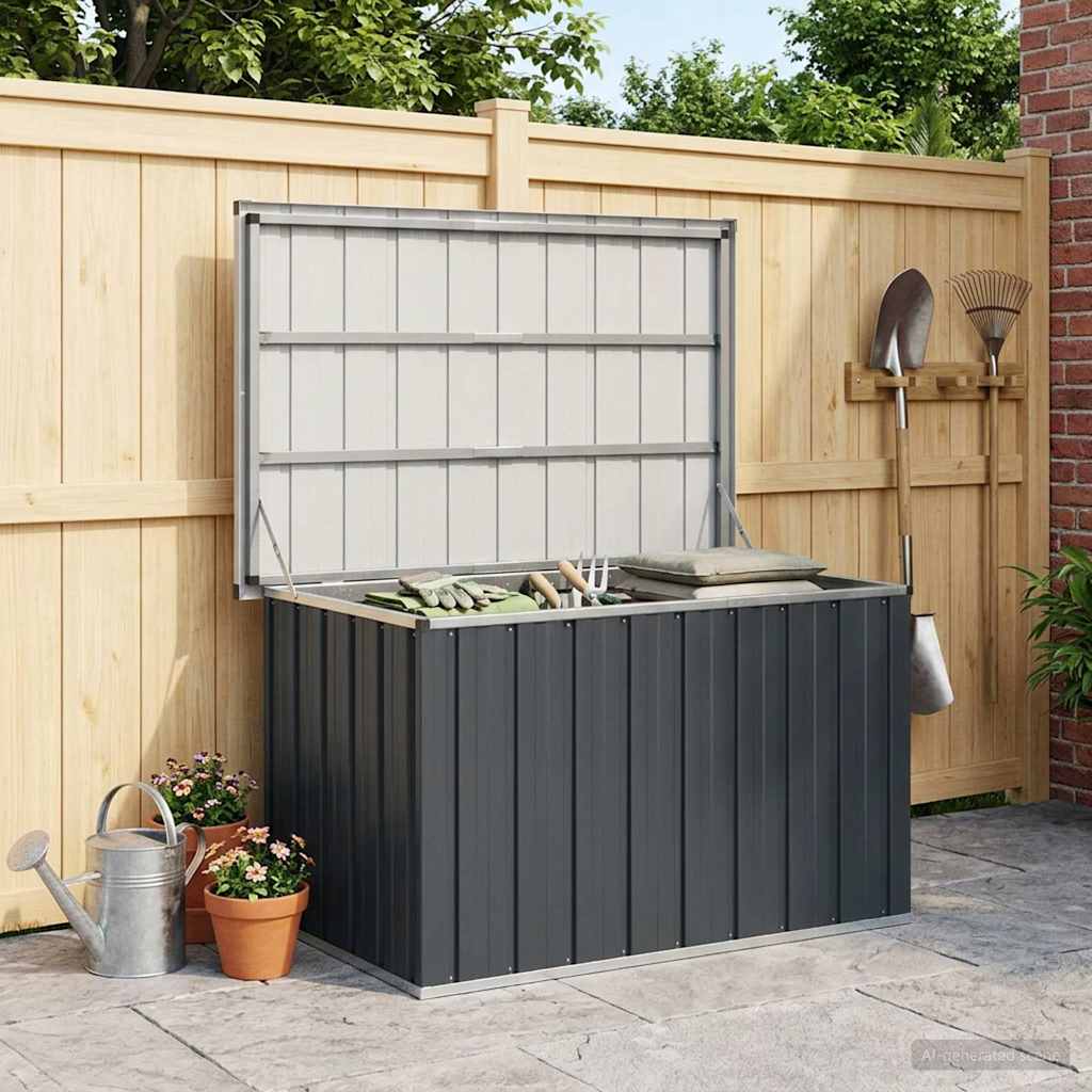 Gartenbox Anthrazit 109x67x65 cm