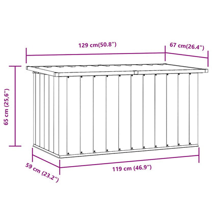 Garten-Aufbewahrungsbox Grün 129 x 67 x 65 cm