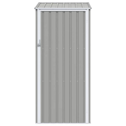 Gerätehaus Grau 87x98x159 cm Verzinkter Stahl