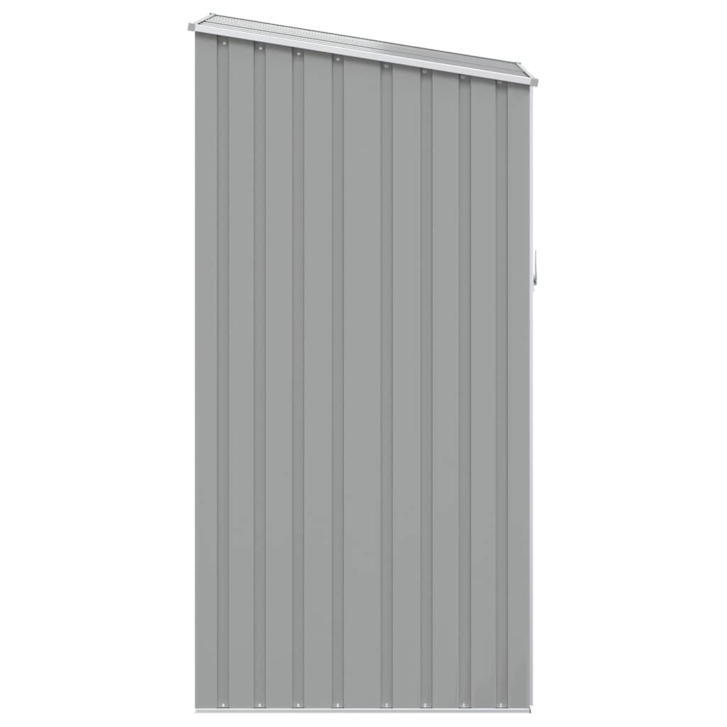 Gerätehaus Grau 87x98x159 cm Verzinkter Stahl