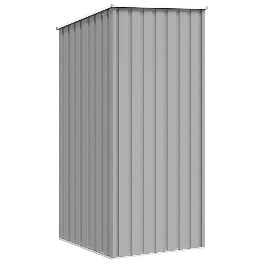 Gerätehaus Grau 87x98x159 cm Verzinkter Stahl