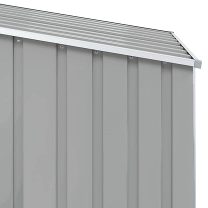 Gerätehaus Grau 87x98x159 cm Verzinkter Stahl