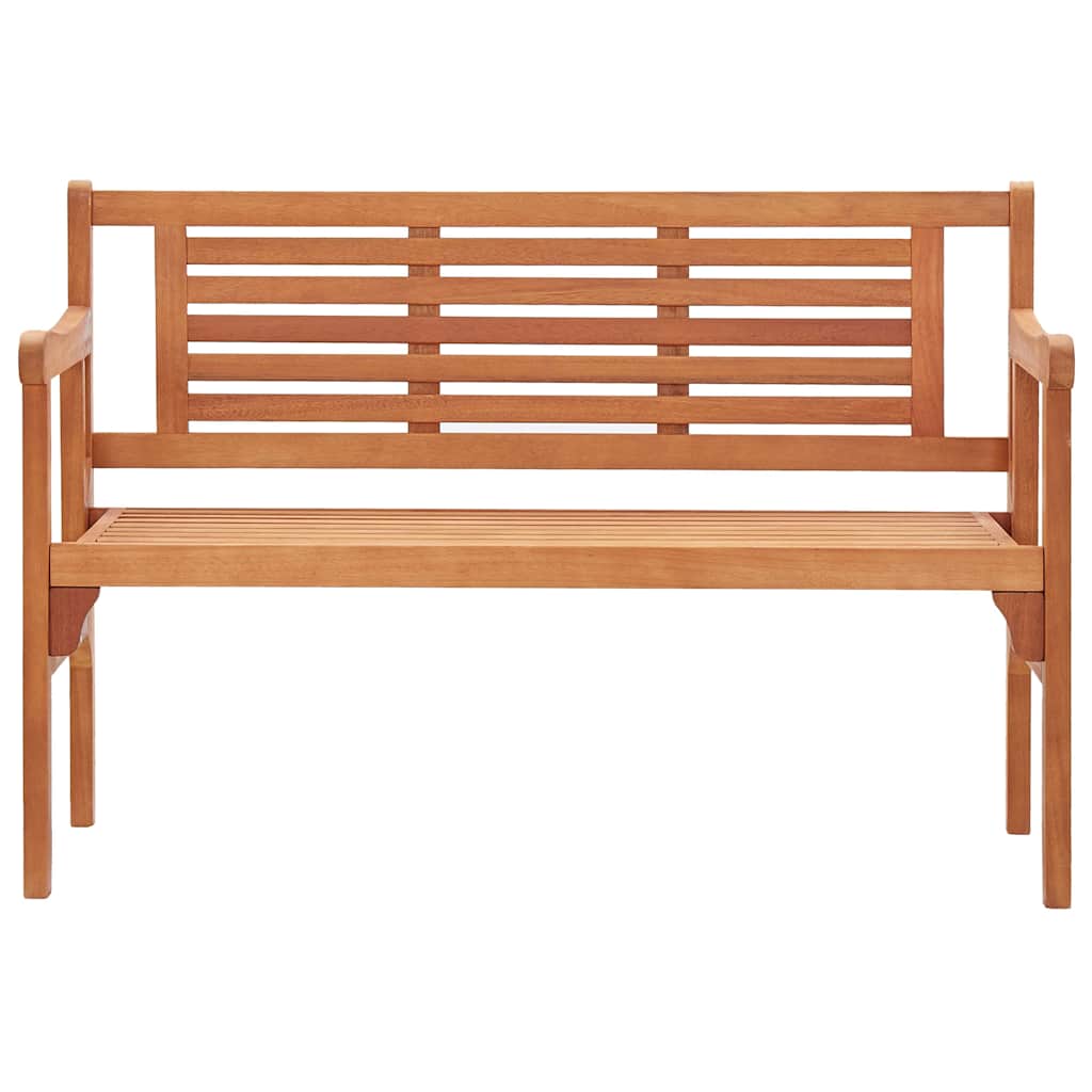 Gartenbank Klappbar 120 cm Massivholz Eukalyptus