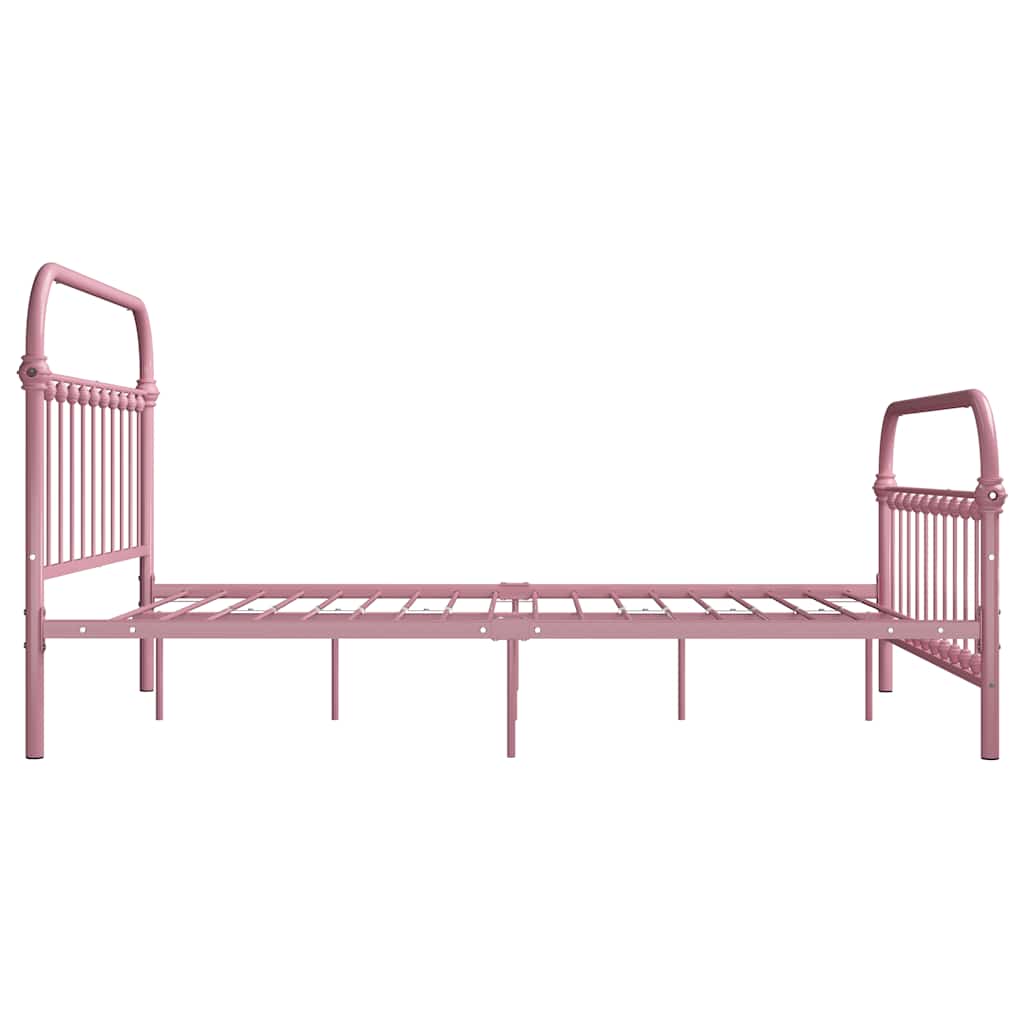 Bettgestell Rosa Metall 120x200 cm