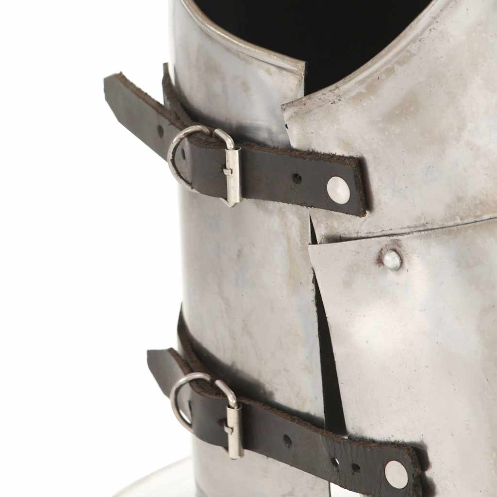Mittelalterlicher Ritter-Brustpanzer Kürass LARP Replik Silbern