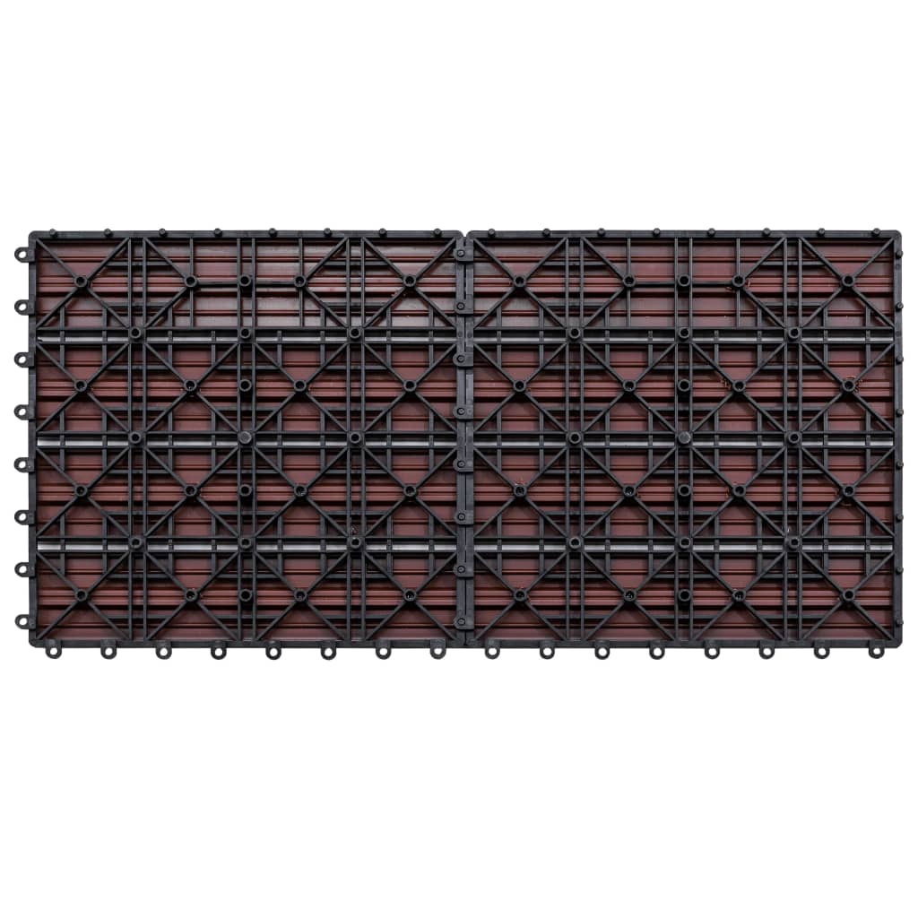 Carreaux WPC 60×30 cm 6 pièces 1m² marron