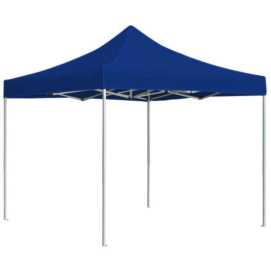 Tente de fête professionnelle pliable aluminium 2x2 m bleu