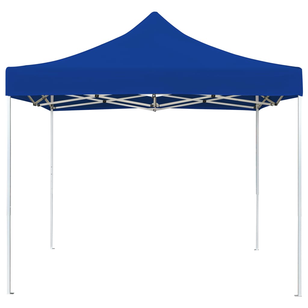 Tente de fête professionnelle pliable aluminium 2x2 m bleu