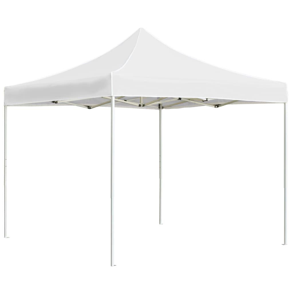 Tente de fête professionnelle pliable aluminium 2x2 m blanc