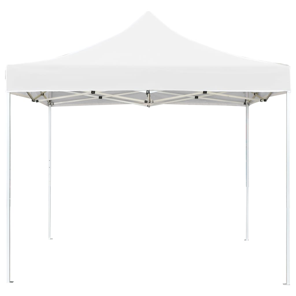 Tente de fête professionnelle pliable aluminium 2x2 m blanc