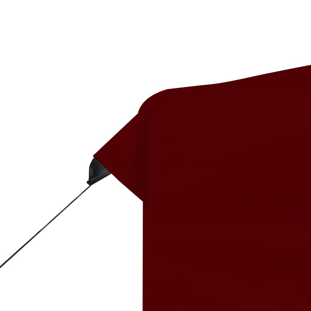 Tente de fête professionnelle pliable avec parois aluminium 2×2m rouge bordeaux