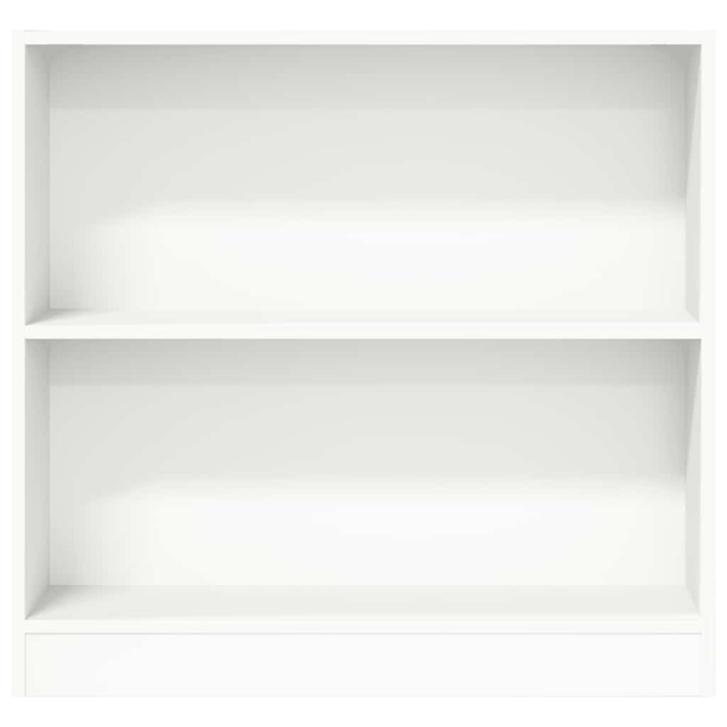 Bücherregal Weiß 80x24x75 cm Holzwerkstoff