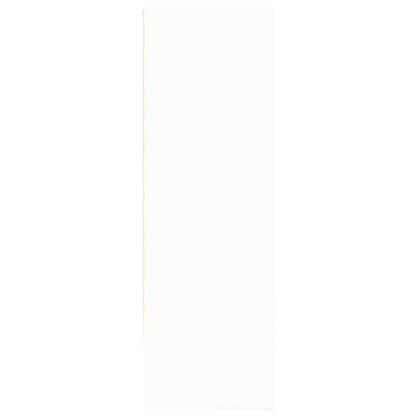 Bücherregal Weiß 80x24x75 cm Holzwerkstoff