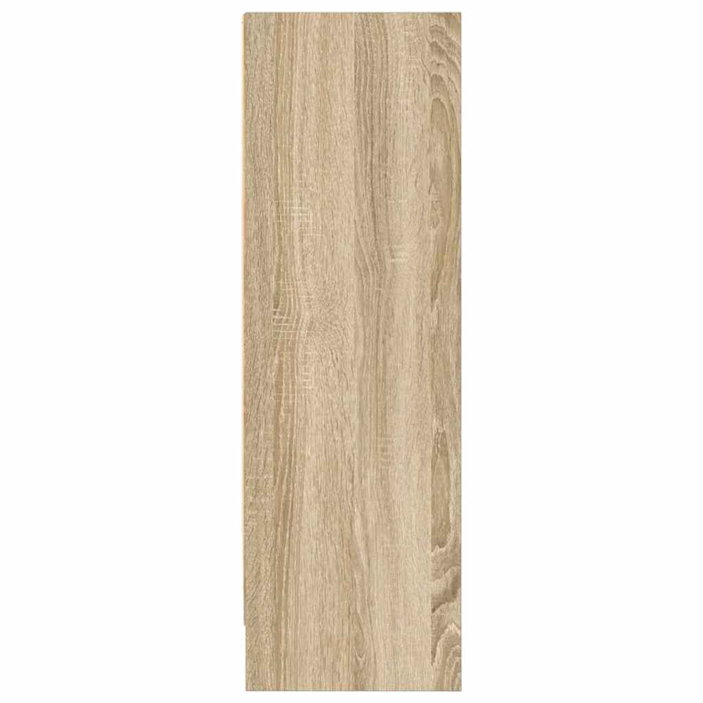 Bibliothèque en chêne Sonoma 80x24x75 cm matériau bois