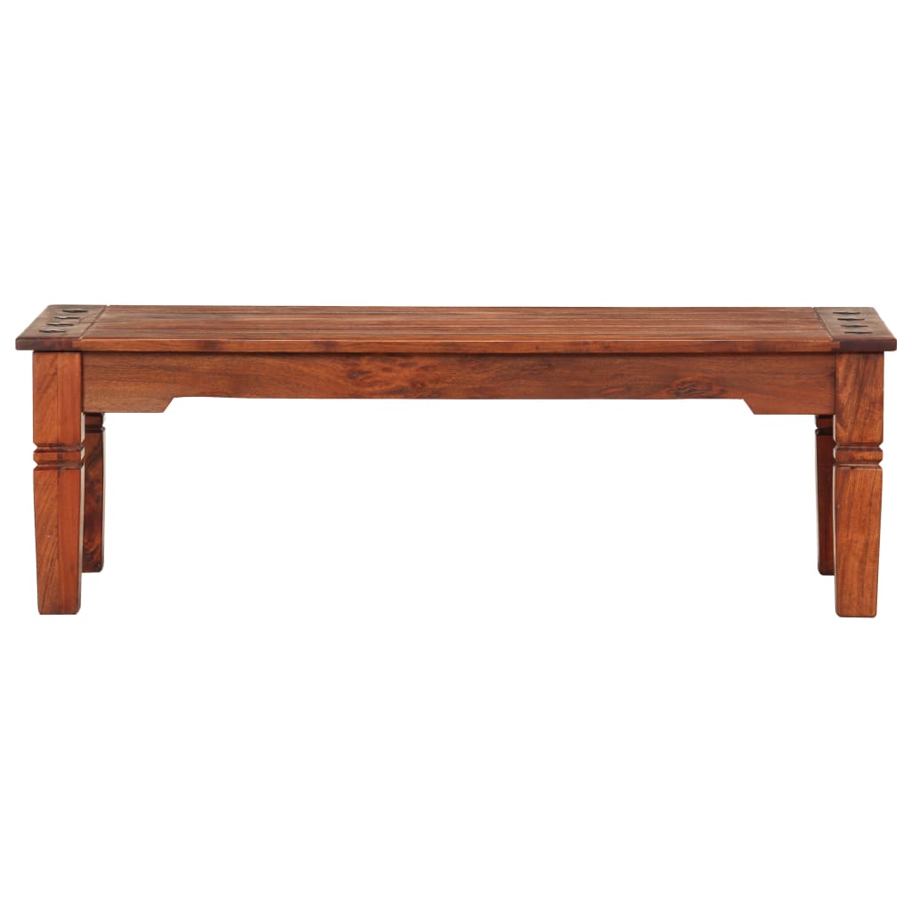 Couchtisch 110 x 50 x 35 cm Massivholz Akazie