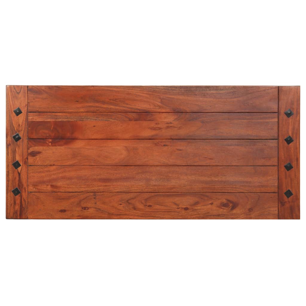 Couchtisch 110 x 50 x 35 cm Massivholz Akazie