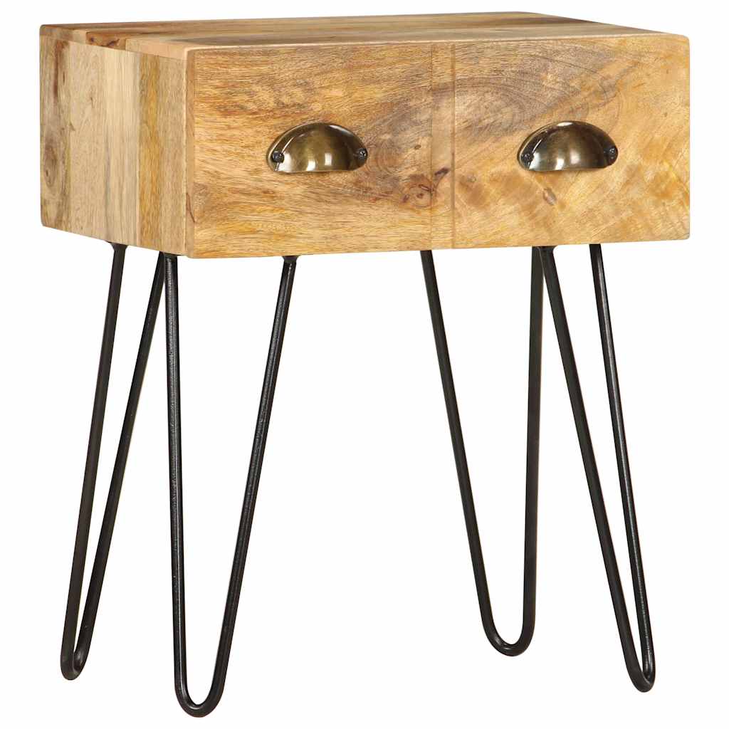 Nachttisch 40x30x50 cm Mango Massivholz