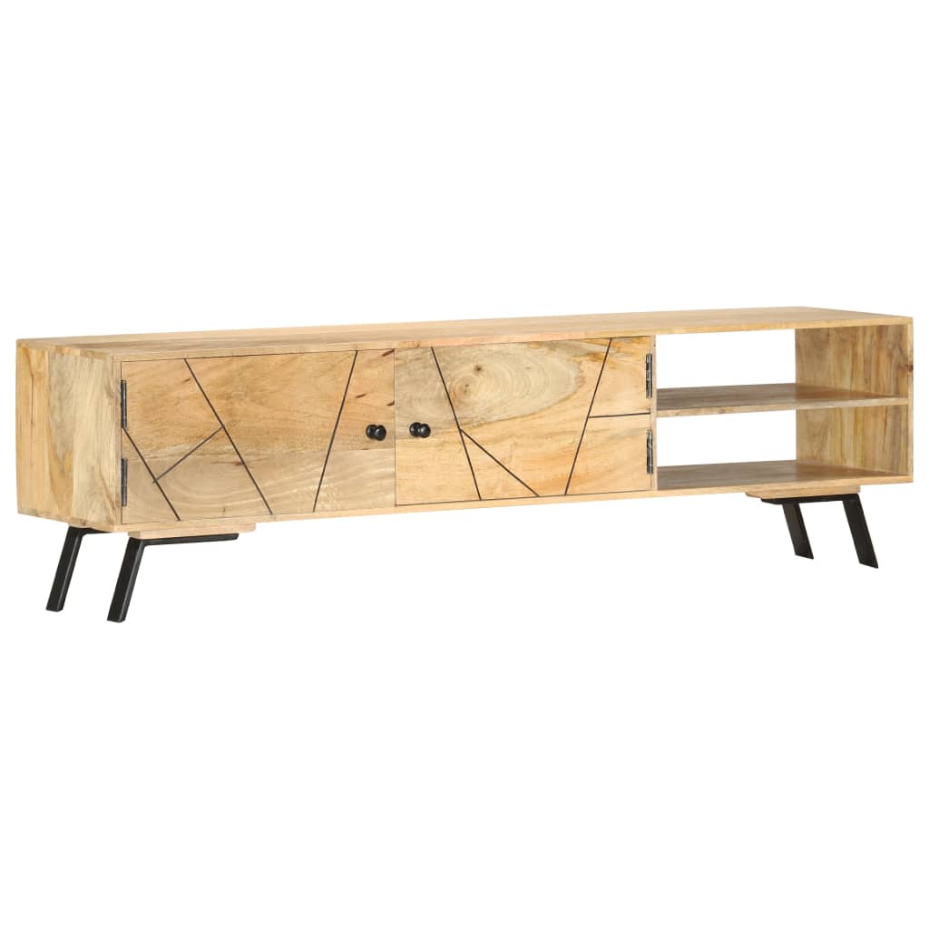 TV-Schrank 140x30x40 cm Massivholz Mango