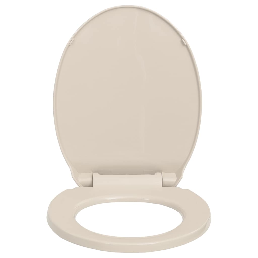 Toilettensitz mit Absenkautomatik Aprikose Oval