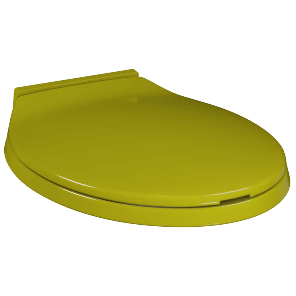Toilettensitz mit Absenkautomatik Grün Oval