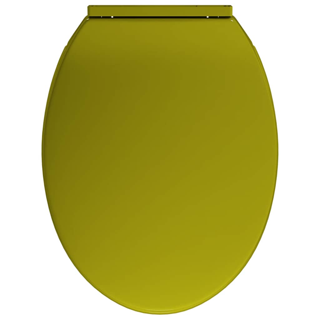 Toilettensitz mit Absenkautomatik Grün Oval