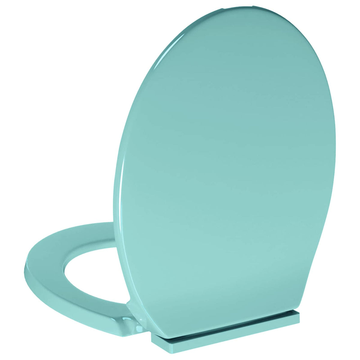 Toilettensitz mit Absenkautomatik Grün Oval