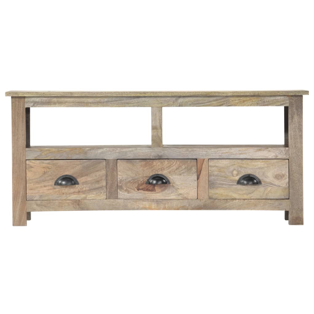 TV-Schrank 110x30x50 cm Massivholz Mango