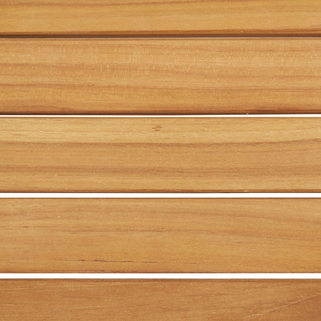 Sonnenliege Massivholz Teak und Edelstahl