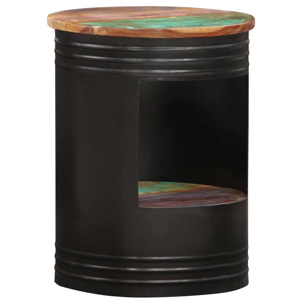 Couchtisch 43x55 cm Altholz Massiv