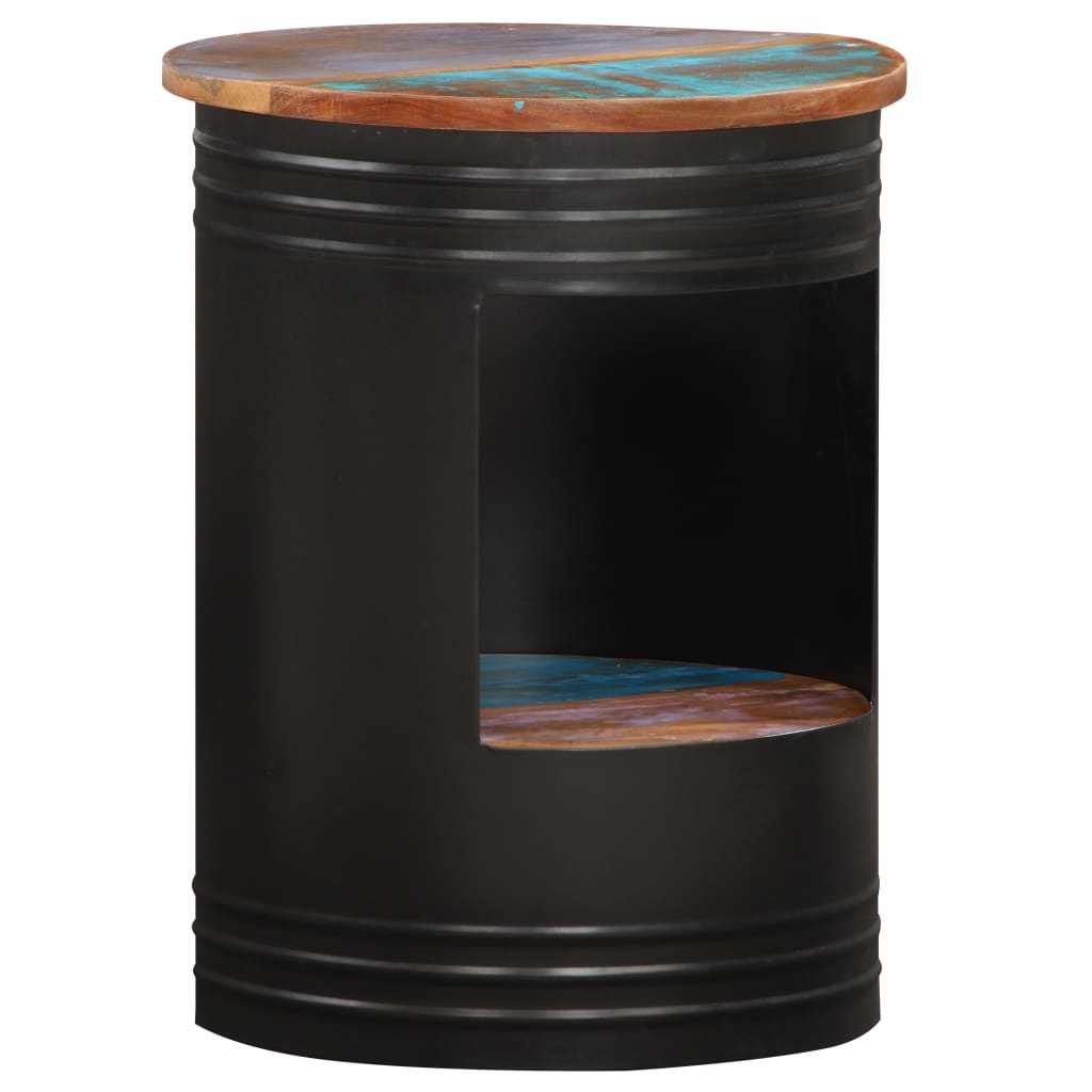 Couchtisch 43x55 cm Altholz Massiv
