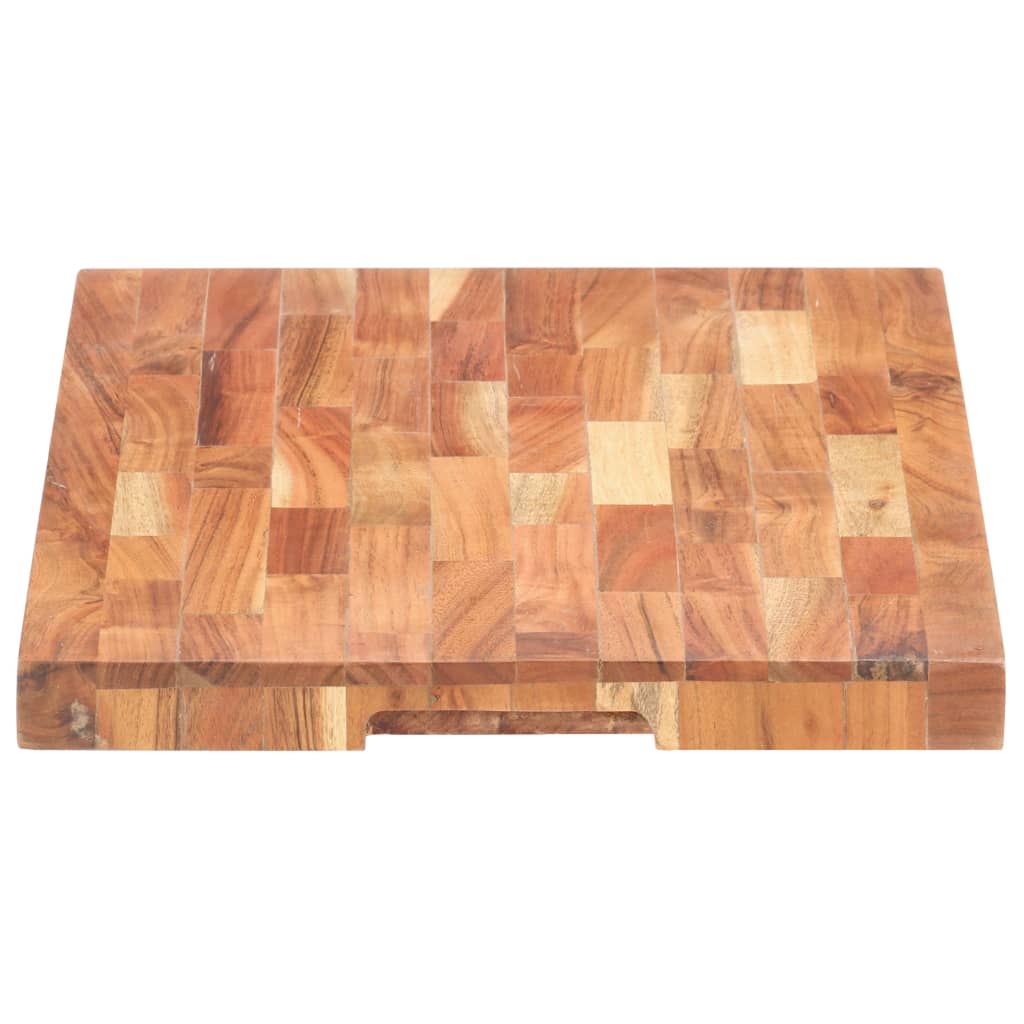 Hackblock 50x35x4 cm Akazie Massivholz