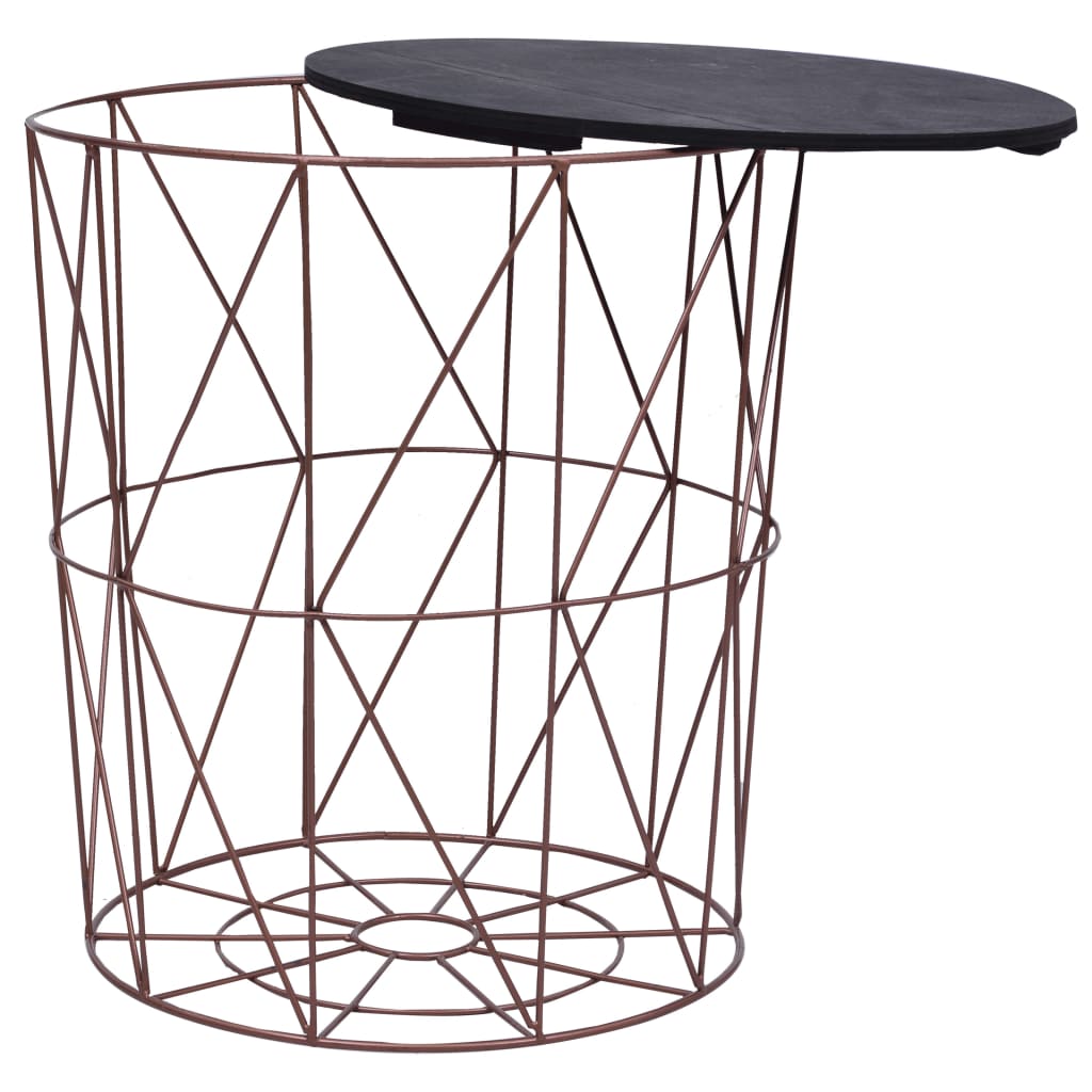 Tables basses 3 pièces, couleur cuivre