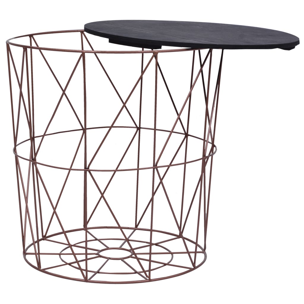 Tables basses 3 pièces, couleur cuivre