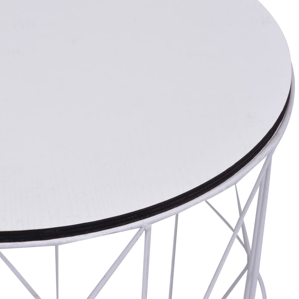 Tables basses 3 pièces. Blanc