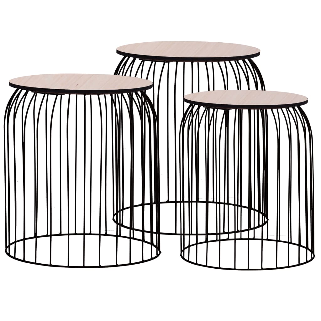 Tables basses 3 pièces Noir