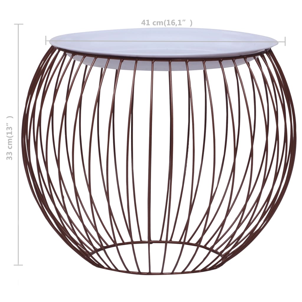 Couchtisch Golden Ø 41 cm