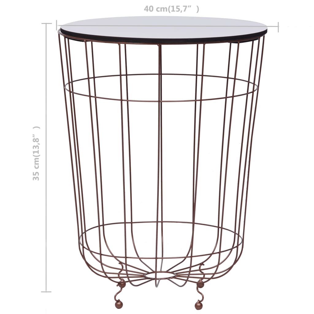 Couchtisch Golden Ø 40 cm