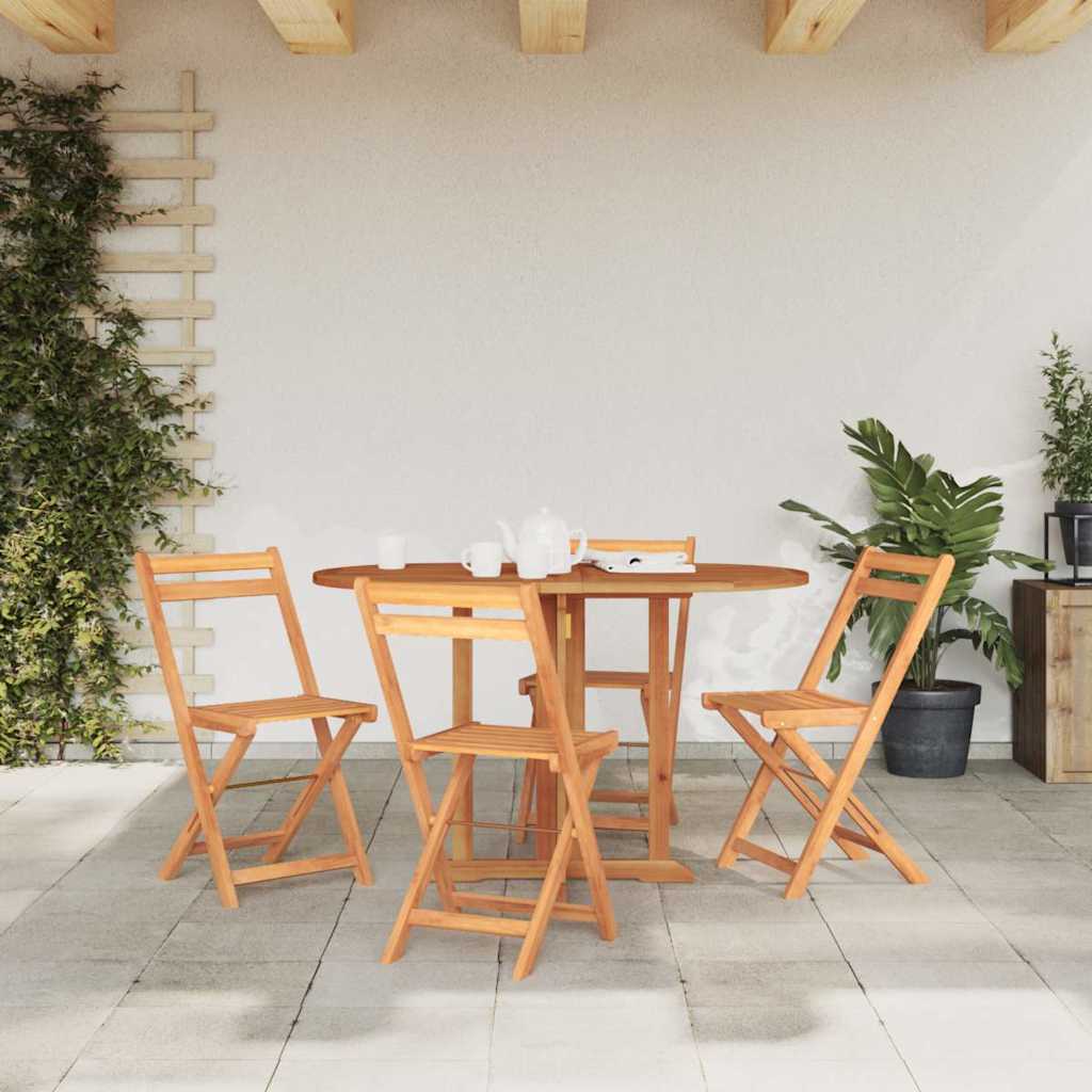 Gartentisch Butterfly Klappbar 120x70x75 cm Teak Massivholz