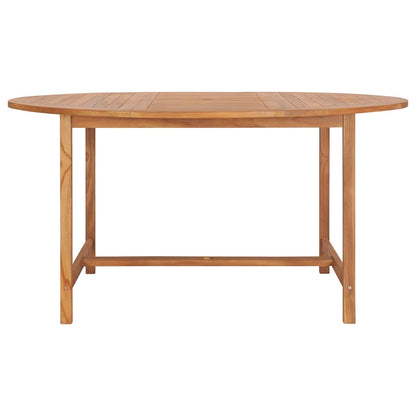 Gartentisch 150x76 cm Massivholz Teak