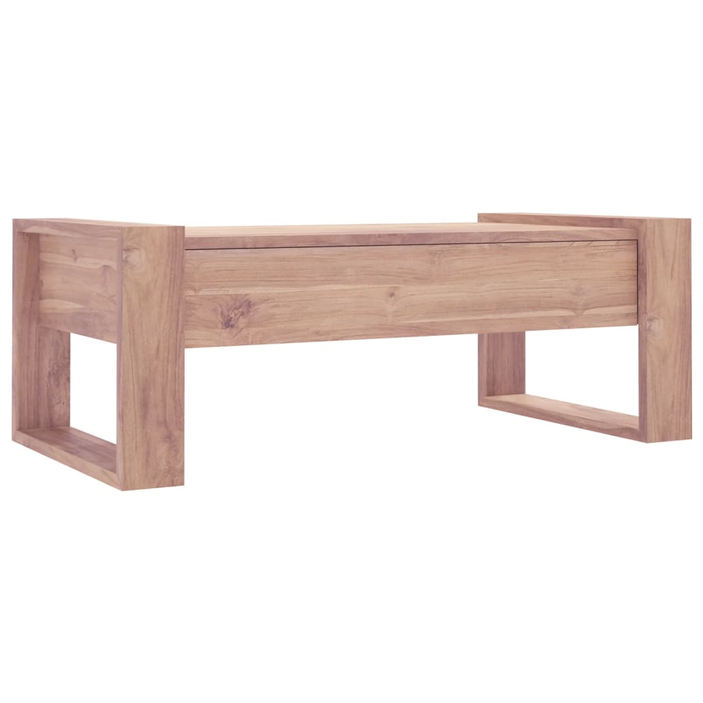 Coffee table 110×60×40 cm solid teak wood