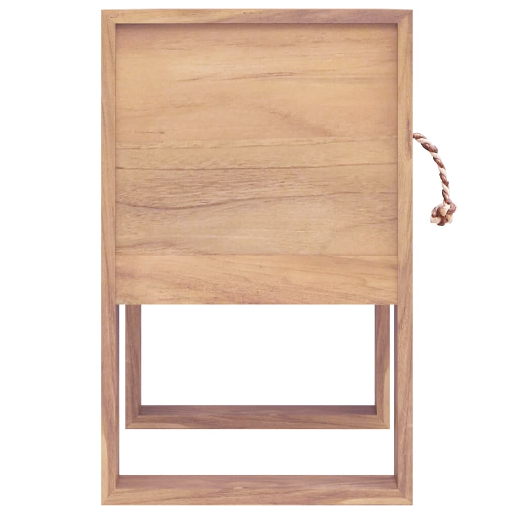 Nachttisch 40 x 30 x 50 cm Teak Massivholz
