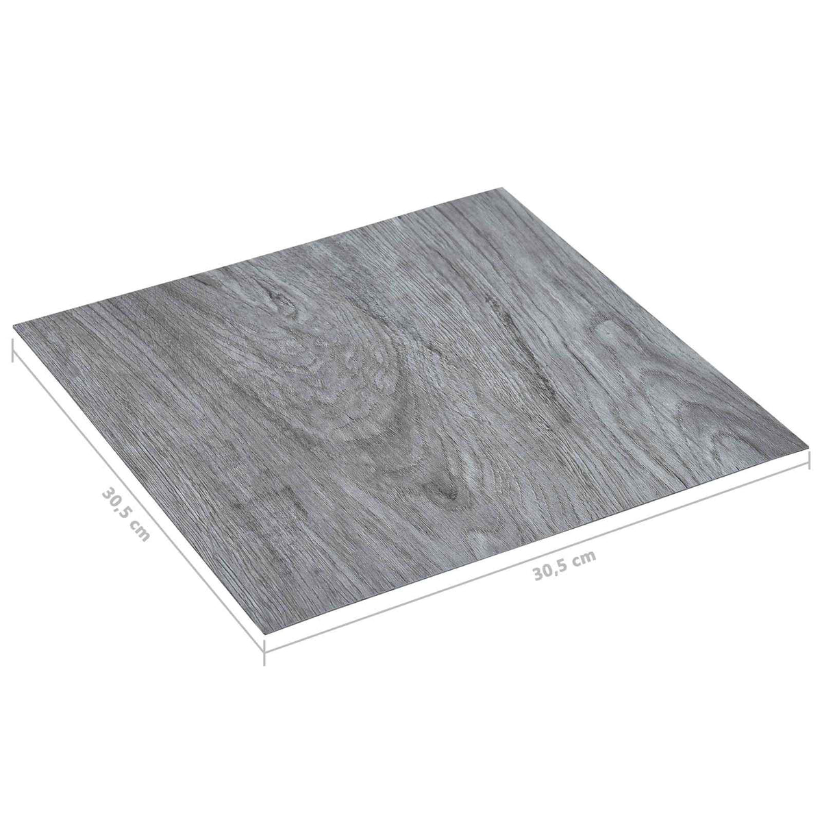 Bodenplanken Hellgrau 5,11 m² 55 Stk. PVC